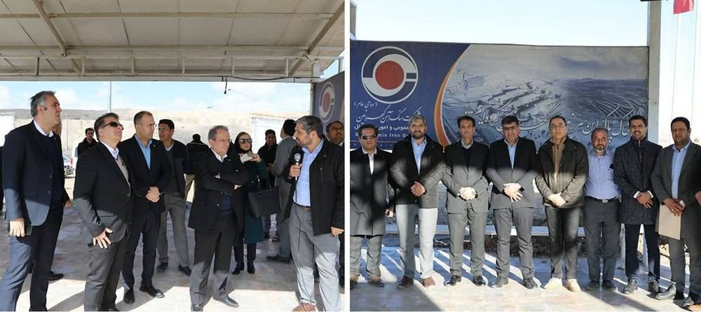 تصویر بازدید مدیران عامل دو شرکت خودروسازی از گهرزمین