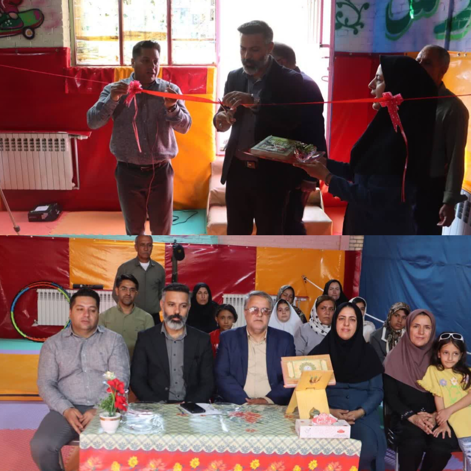 تصویر خانۀ بازی مدرسۀ استثنایی «طلوع» سیرجان افتتاح شد