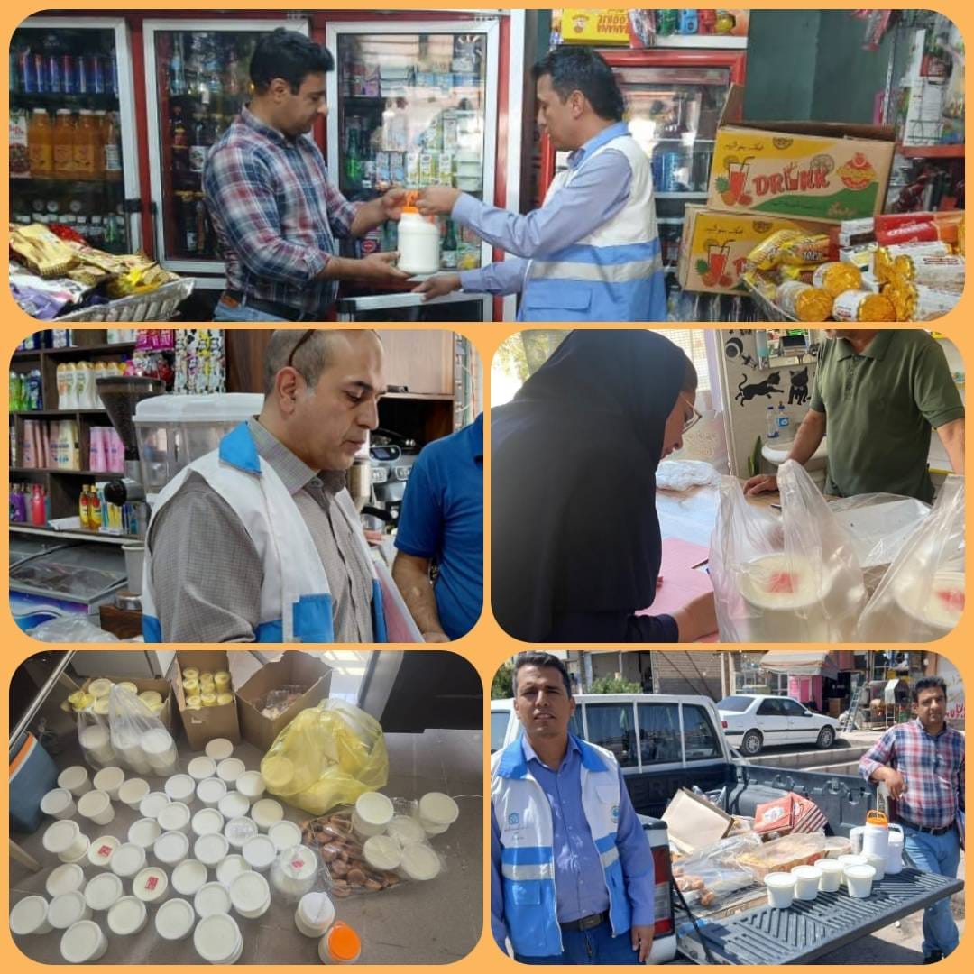 تصویر اجرای طرح ضربتی بازرسی از  واحدهای عرضه و فروش مواد غذایی سطح شهرستان سیرجان
